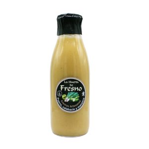 Crema de puerro, calabacín y manzana